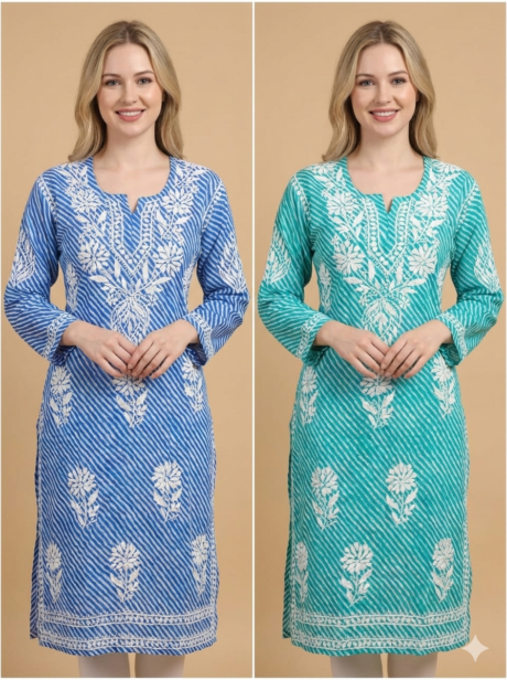 KAAYA 3D Mul Cotton Kurti