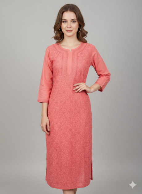 Roza Muslin Kurti