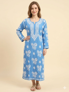 Rose Design Modal Kurti